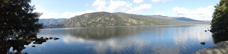 A lake In Spain, only an hour drive from Braganca: Puebla de Sanabria